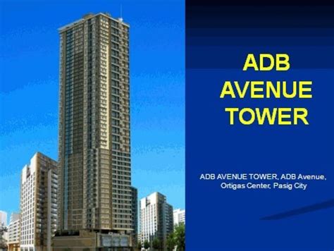 ADB Avenue Tower Apartments & Condos For Rent.
